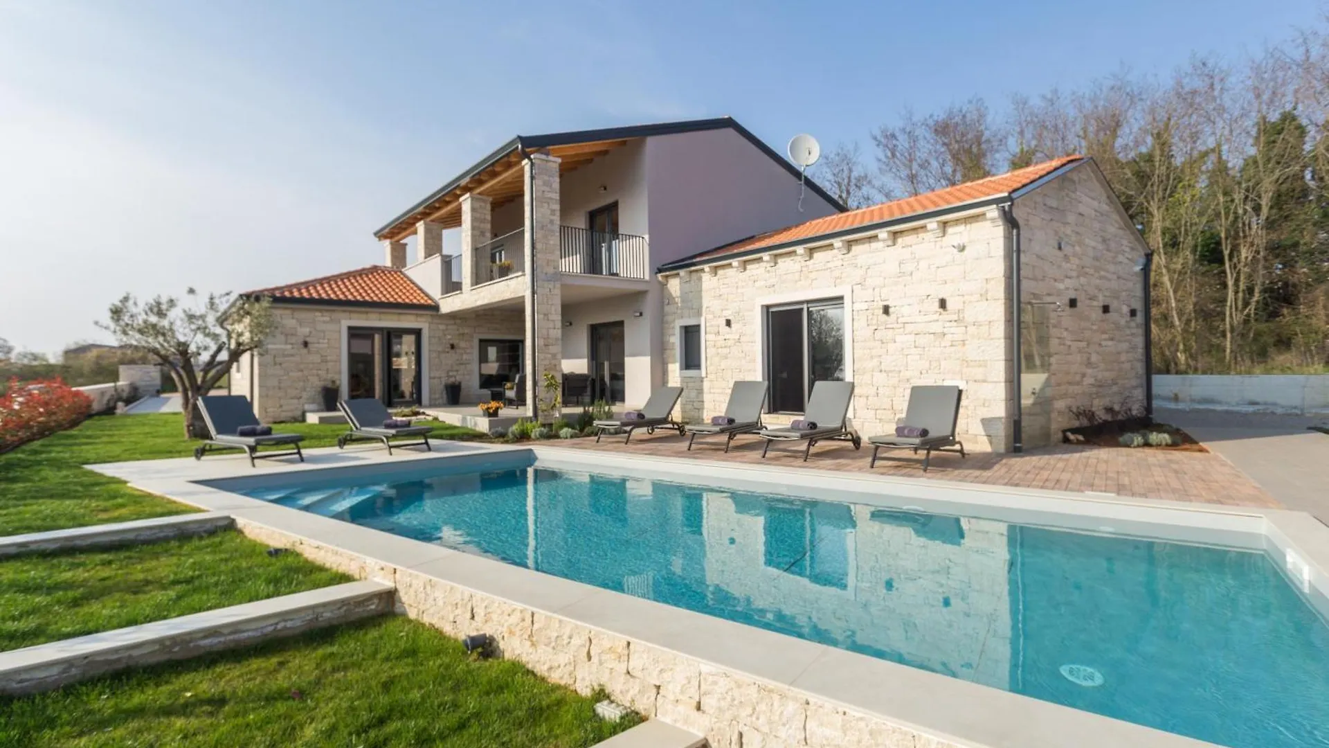 Villa Harmony For 8 People In Central Istria With 50 M2 Private Pool And Sea View location